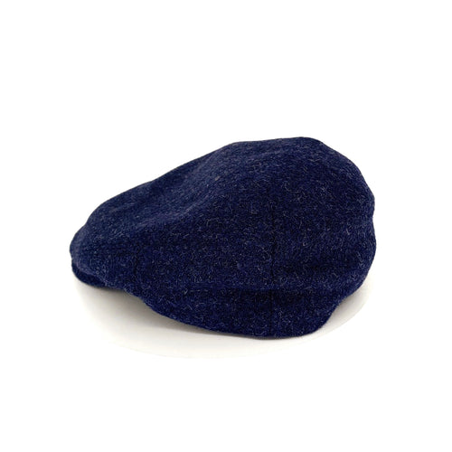Navy Tweed cap