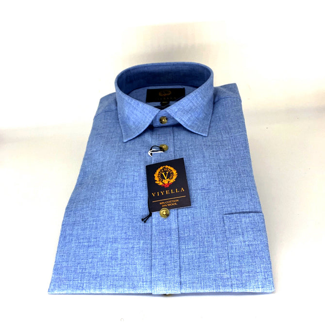 Viyella Shirt Blue